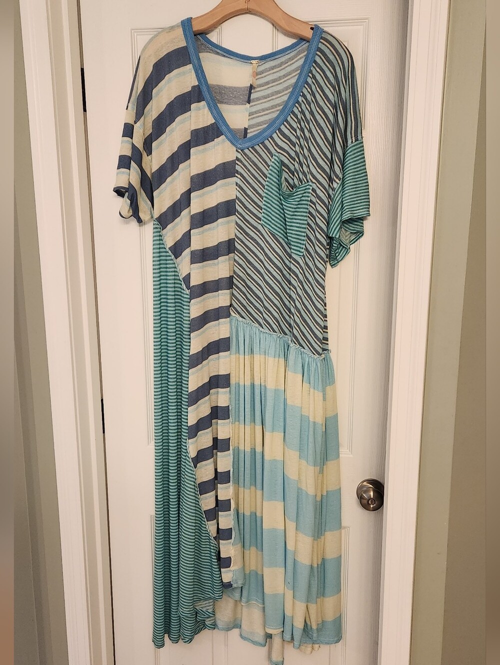 Large Free People Shellyanne Striped Maxi - Picture 2 of 7